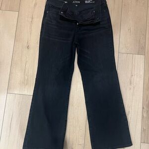 J. Crew Women's Black Flare Jeans